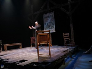 Colin Lane as Frank Hardy in "Faith Healer" at Riverside Theatre, Vero Beach, FL.