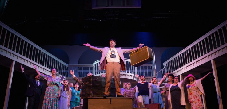 David Baum leads the cast in the Henegar's 'A Wonderful Life: The Musical" Photo by Dana Niemeier