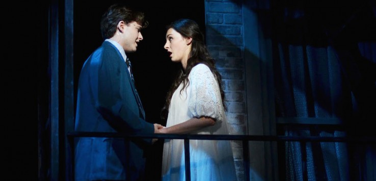 Dillon Giles and Isabel Prado in Cocoa Village Playhouse's 'West Side Story.' Detail of photo by Megan Abbott Photography.