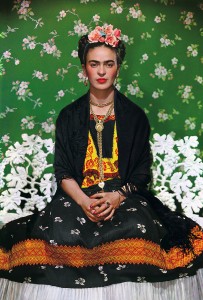 Full Image: Nickolas Muray, Frida on White Bench, New York, 1939. Digital pigment print on Hahnemuhle Photo Rag paper, 14 ¾ x 10 1/8 inches. Courtesy of the Nickolas Muray Photo Archives. 