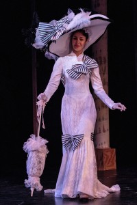 Costume designer Dan Hill constructed this costume for Eliana Berrean to wear as Eliza Doolittle in Cocoa Village Playhouse's "My Fair Lady"