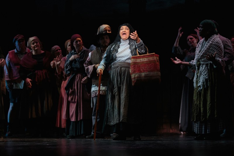 Sharon Metz as Yente in Cocoa Village Playhouse production of 'Fiddler on the Roof,' photo by Goforth Photography