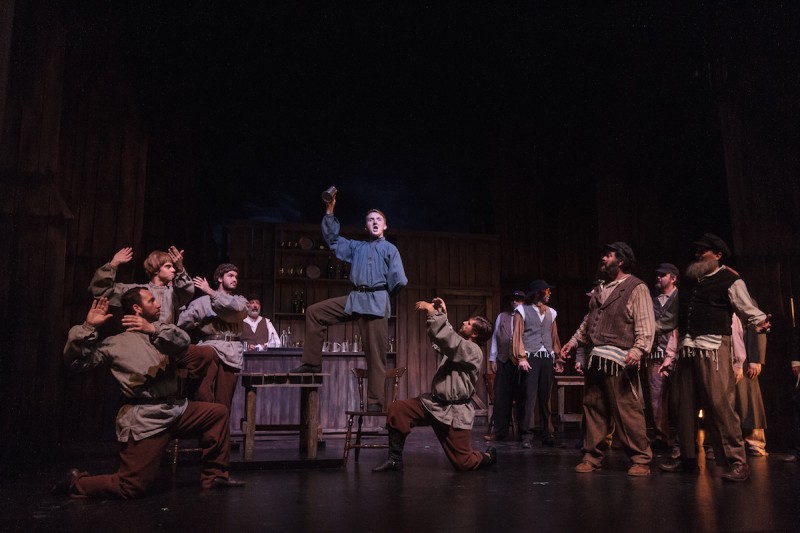 Mitchel Burns as Fyedka in Cocoa Village Playhouse production of 'Fiddler on the Roof,'  photo by Goforth Photography
