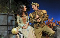 Photo of Orlando Shakespeare Theatre's production of 'The Frog and the Princess' features Adam Reilly and Kristin Shirilla. Photo by Tony Firriolo.