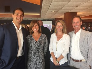 Representing the Scott Center for Autism: Left to right. Kent Smith. Courtney Porter. Colleen Middlebrooks and Phillip  Mennell