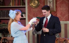 Sarah French and Robert Johnston in Mad Cow Theatre's 'You Can't Take It with You'