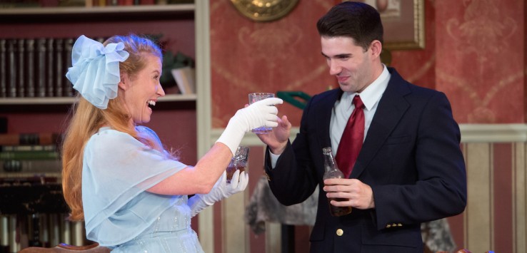 Sarah French and Robert Johnston in Mad Cow Theatre's 'You Can't Take It with You'