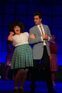 From left: Kate Zaloumes and Alexander Browne in Titusville Playhouse production of "Hairspray"