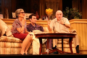 From left: Marina Re, Sid Solomon and Jon Freda in Riverside Theatre's "Over the River and Through the Woods" photo by Riverside Theatre.
