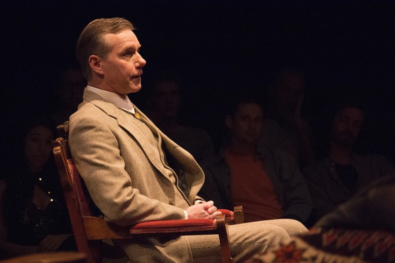 David Schmittou as C.S. Lewis in "Freud's Last Session" at Riverside Theatre.