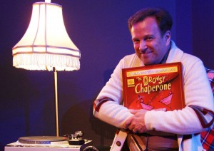 Mark Hardin as The Man in the Chair in Titusville Playhouse's "The Drowsy Chaperone."