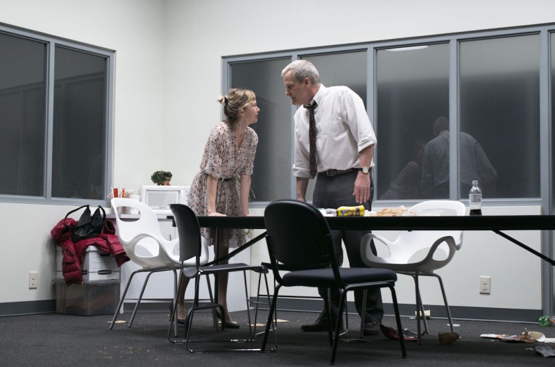 Jeff Daniels and Michelle Williams in "Blackbird" at the Belasco Theatre. Photo by Brigitte Lacombe