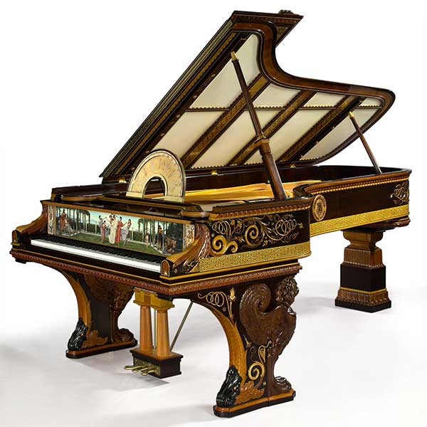Alma Tadema art case Steinway