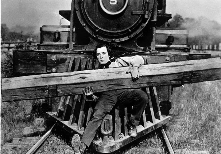 Buster Keaton in "The General."