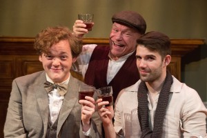 Wesley Slade, Glen Gover, Robert Johnston in Mad Cow Theatre's PICASSO AT THE LAPIN AGILE. Photo by Tom Hurst