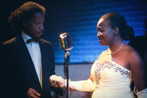 Jarred Armstrong and Kristen Warren in the Henegar Center's production of LADY DAY AT EMERSON'S BAR AND GRILL. Photo by Dana Niemeier