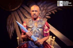 Michael Dorn as Antony in ANTONY AND CLEOPATRA at Orlando Shakes