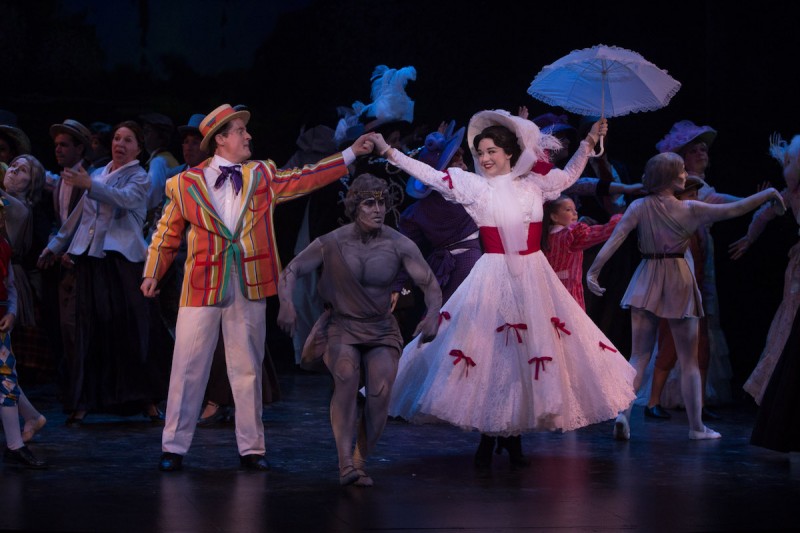 MARY POPPINS the Musical at Cocoa Village Playhouse Photo by Goforth Photography.