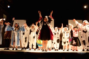 From the Henegar's previous Summer Camp production of 1001 DALMATIONS. Photo by Dana Neimeier