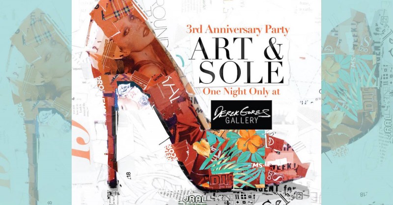 Art & Sole Fundraiser at Derek Gores Gallery