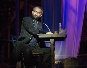 Joshua Doyle in SWEENEY TODD at the Henegar Center. Photo by Dana Neimeier