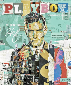 Playboy cover design by Derek Gores